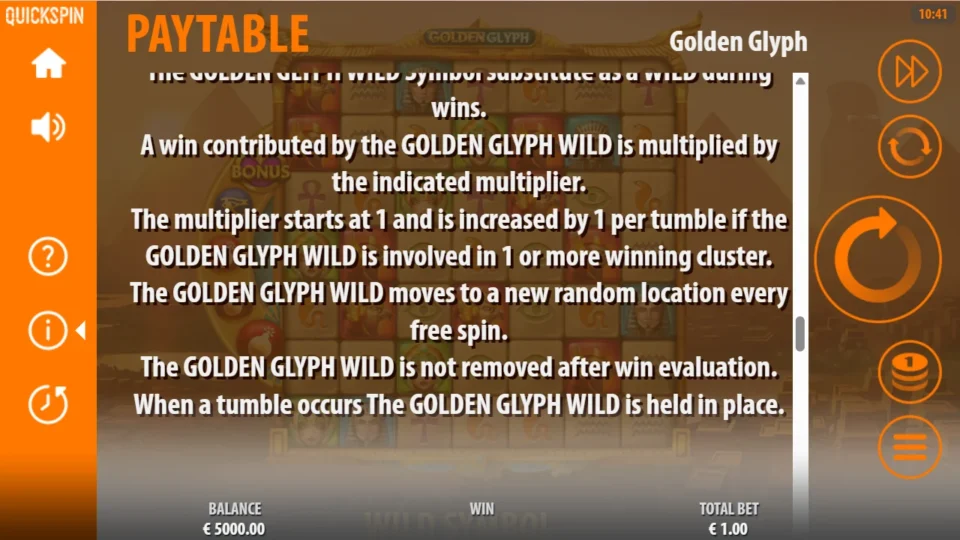 Golden Glyph rules, page 9