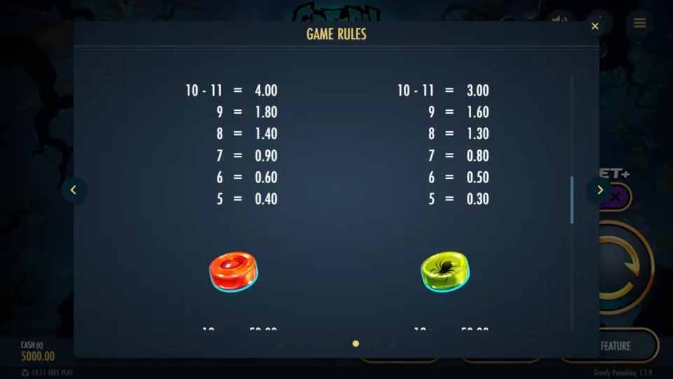 Greedy Pumpking rules, page 7