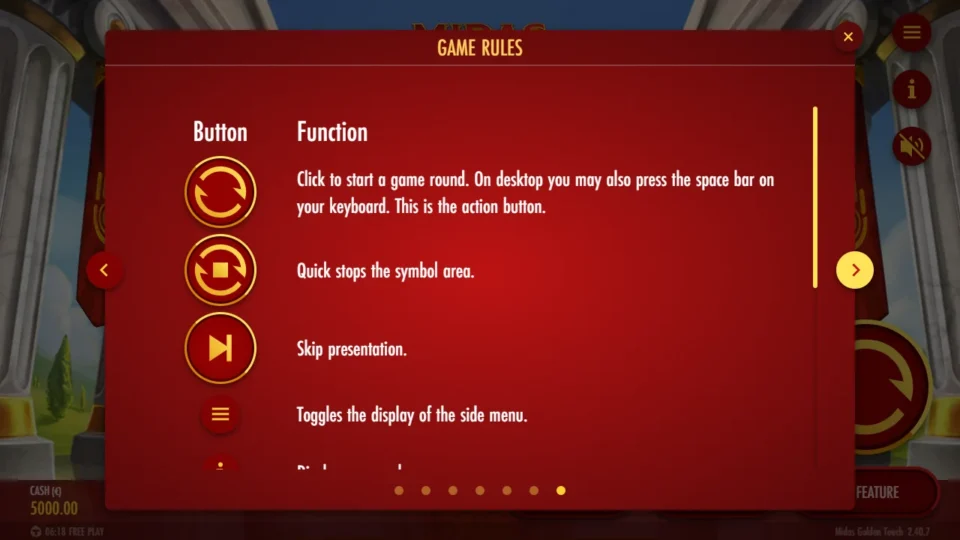Midas Golden Touch – Reborn rules, page 7