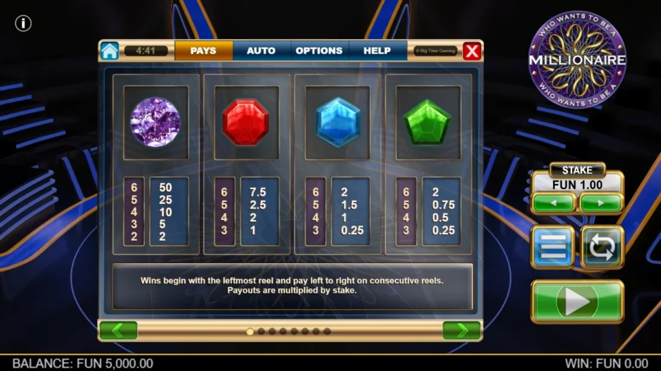 Millionaire rules, page 1