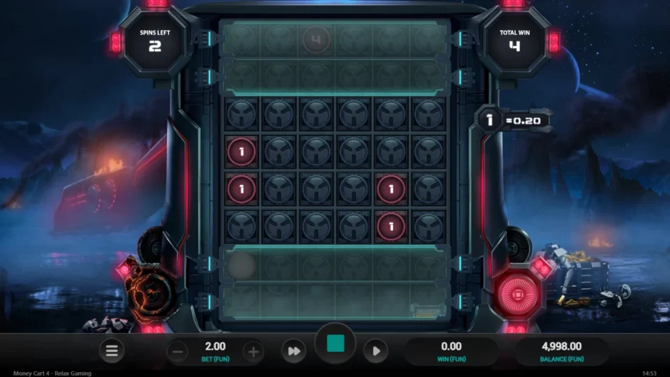 Money Cart 4 demo game field