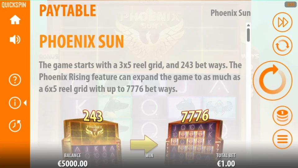 Phoenix Sun rules, page 1
