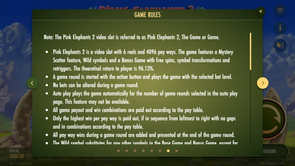 Pink Elephants 2 – Reborn rules, page 7