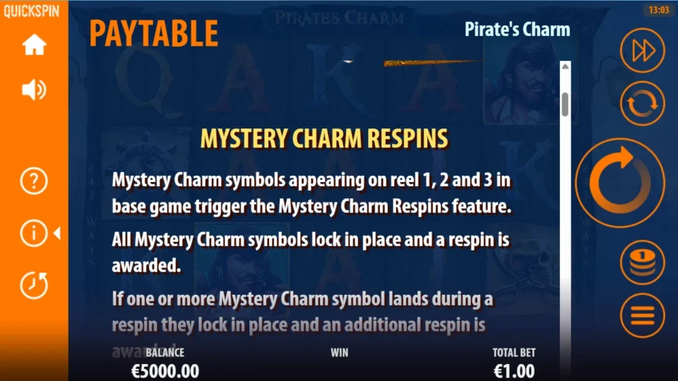 Pirates Charm rules, page 2