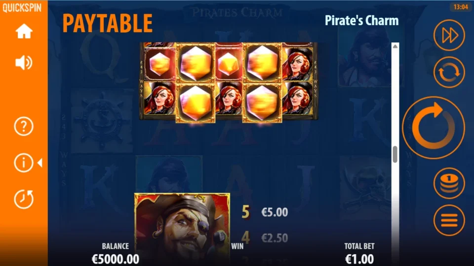 Pirates Charm rules, page 8