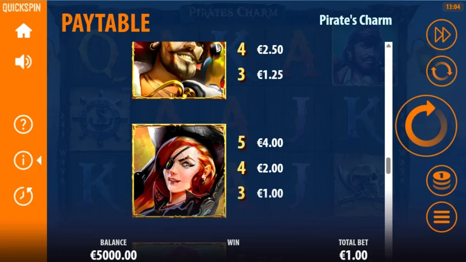 Pirates Charm rules, page 9