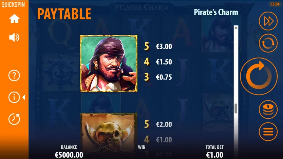 Pirates Charm rules, page 10