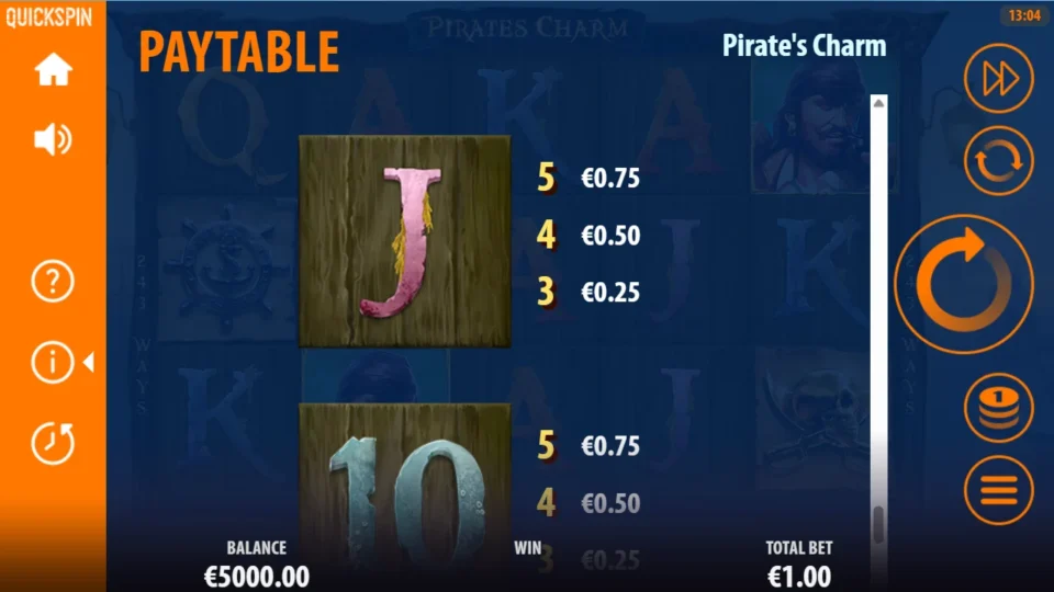 Pirates Charm rules, page 14