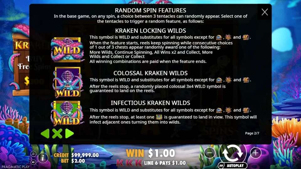 Release the Kraken rules, page 2