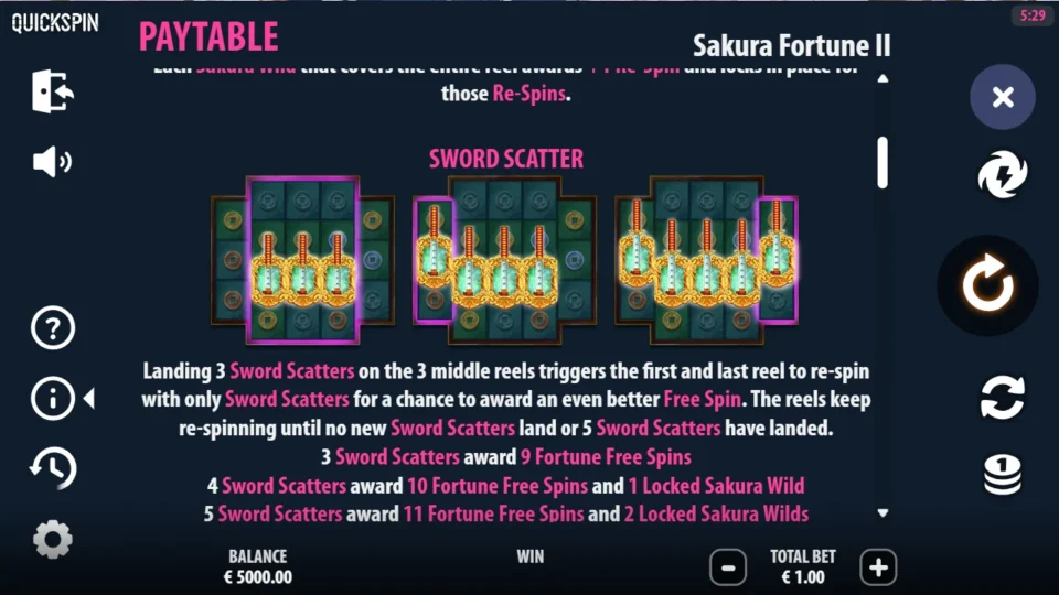Sakura Fortune 2 rules, page 2
