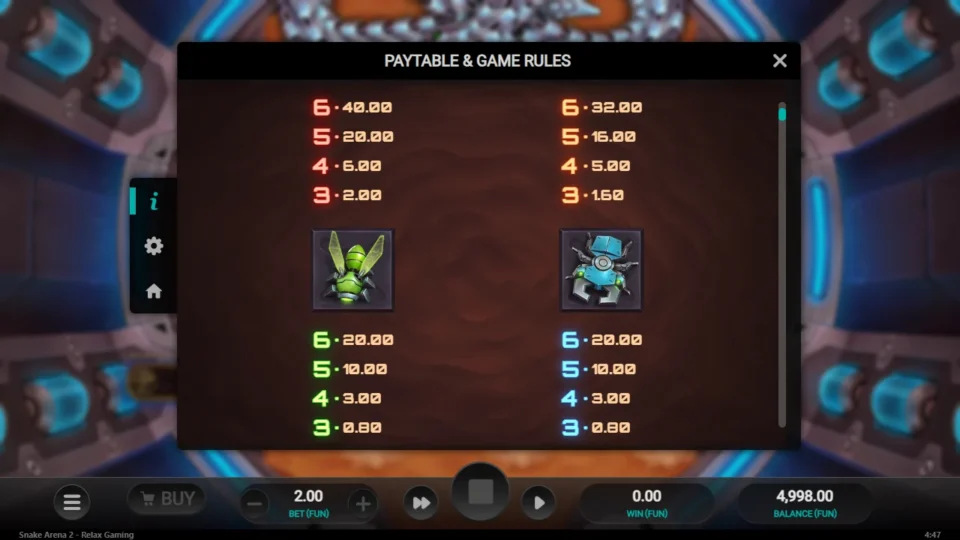 Snake Arena 2 rules, page 2