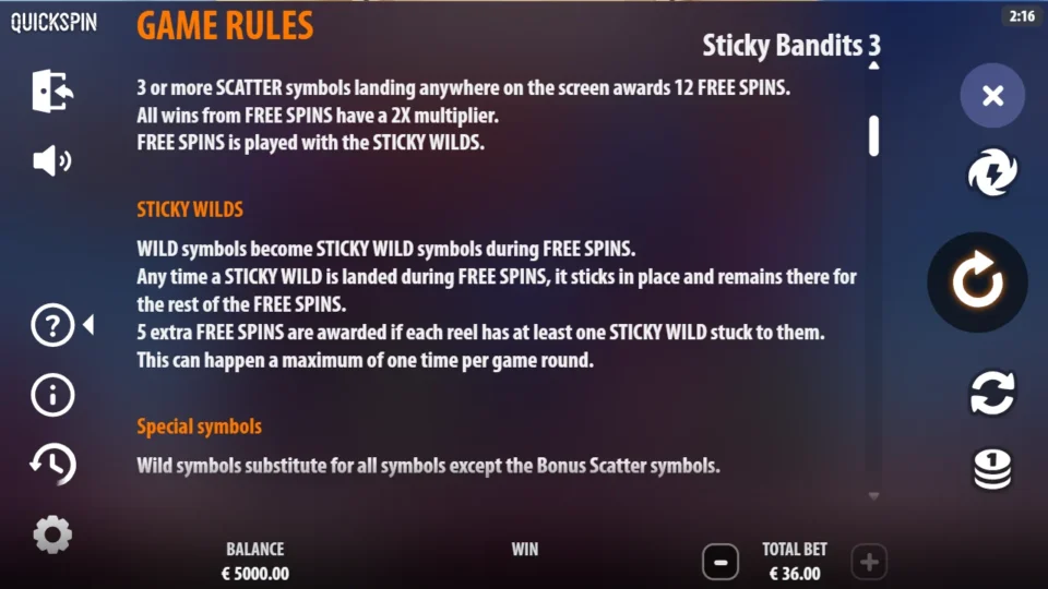 Sticky Bandits 3: Most Wanted rules, page 18