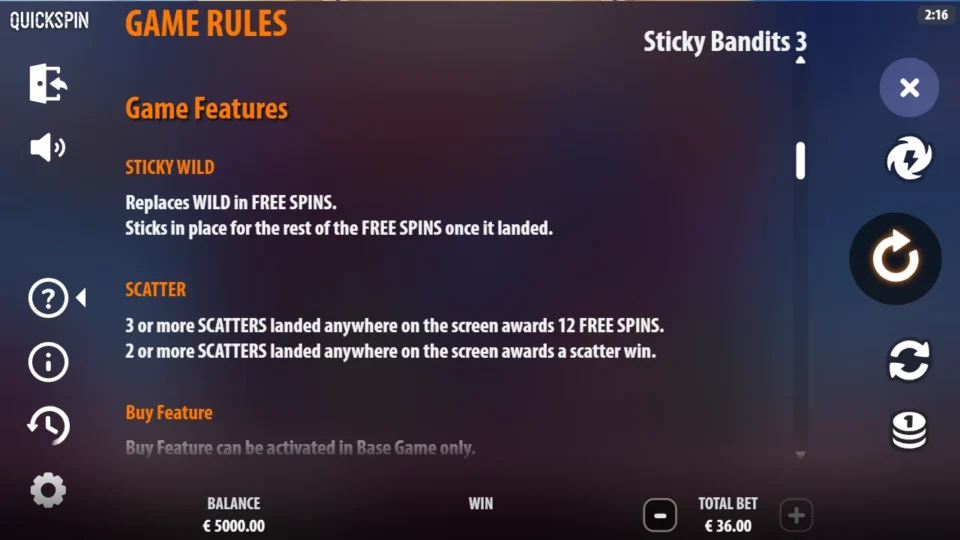Sticky Bandits 3: Most Wanted rules, page 19