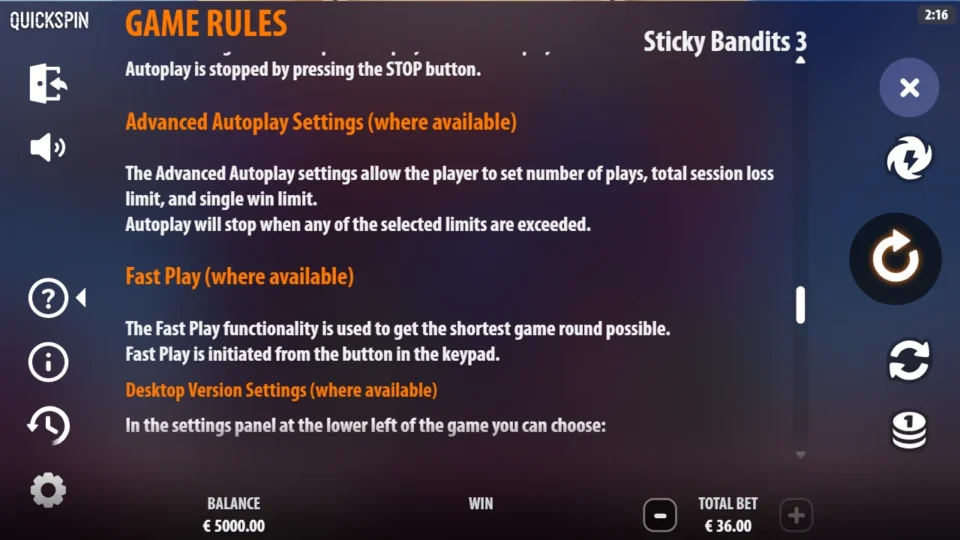 Sticky Bandits 3: Most Wanted rules, page 23