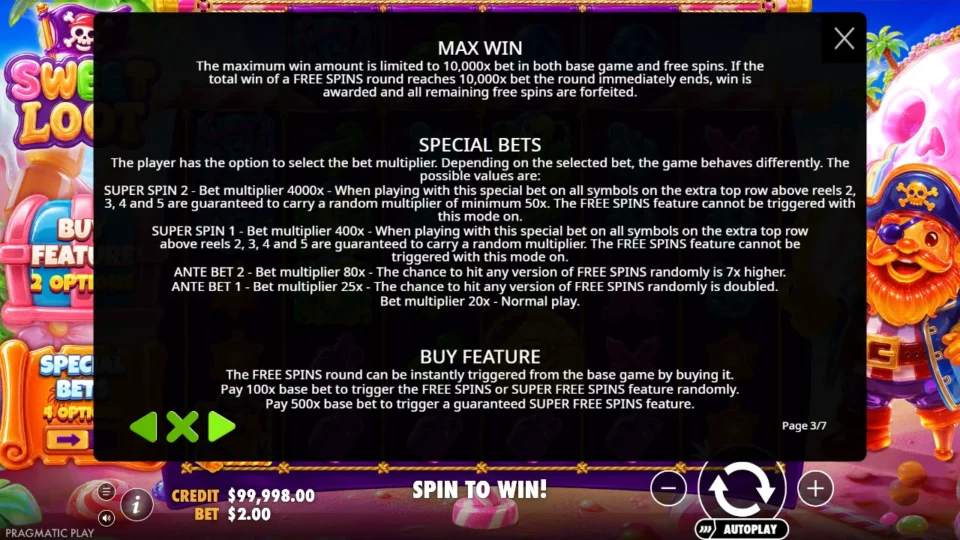 Sweet Loot rules, page 3