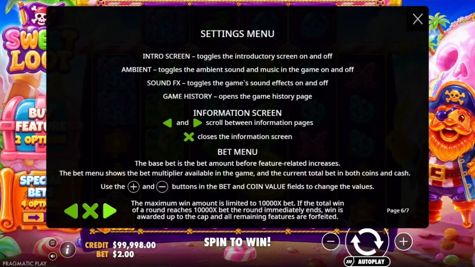 Sweet Loot rules, page 6