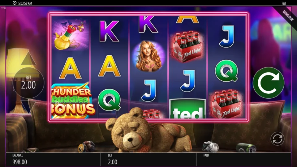 Ted demo game field