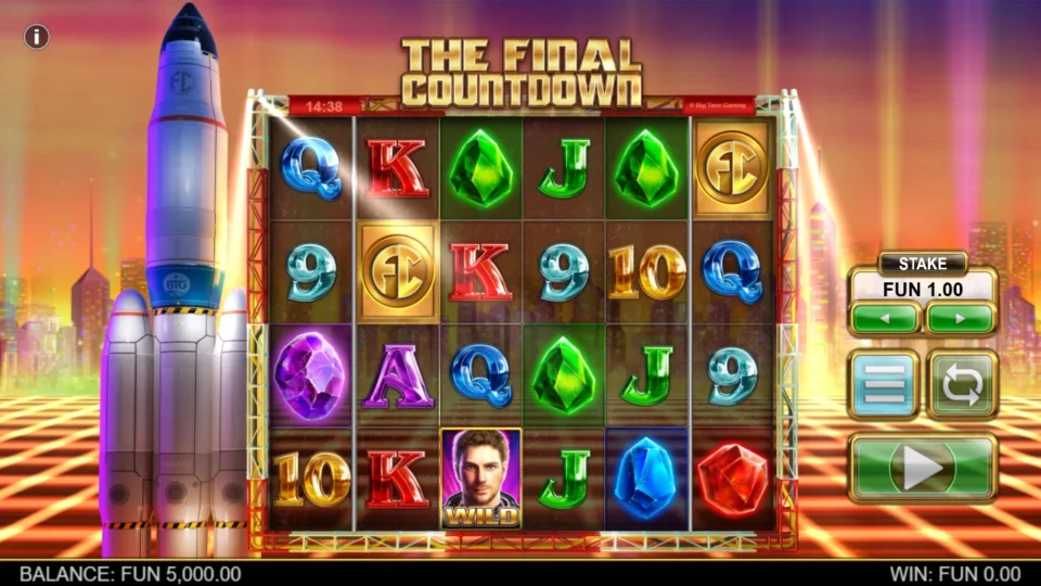 The Final Countdown demo game field
