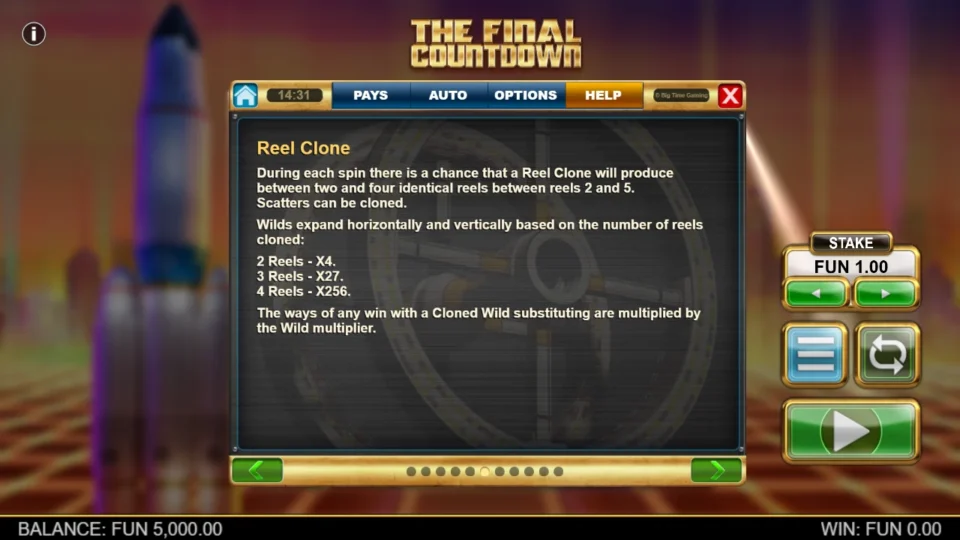 The Final Countdown rules, page 13