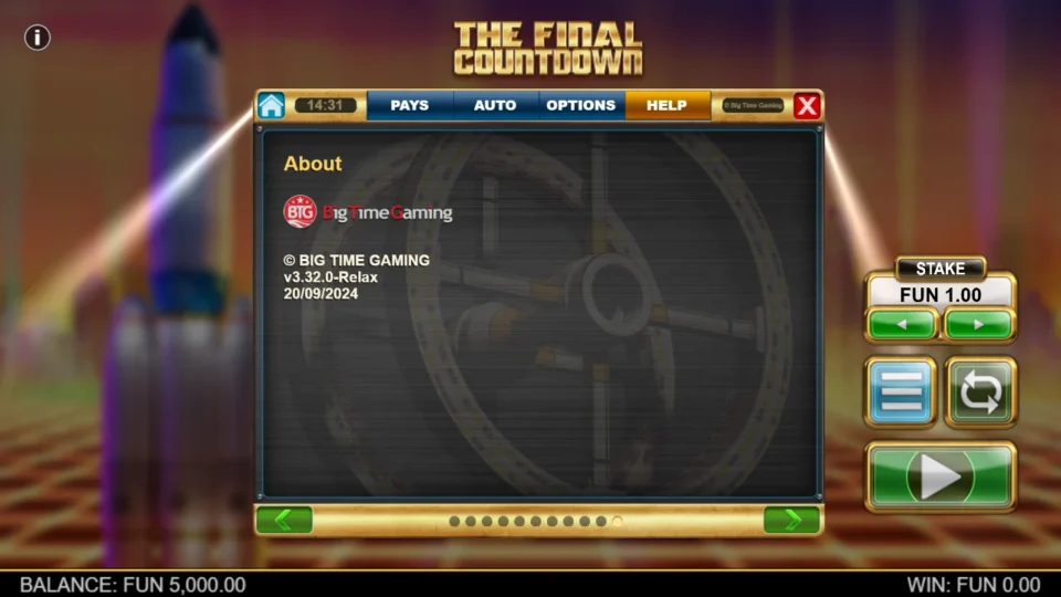 The Final Countdown rules, page 18