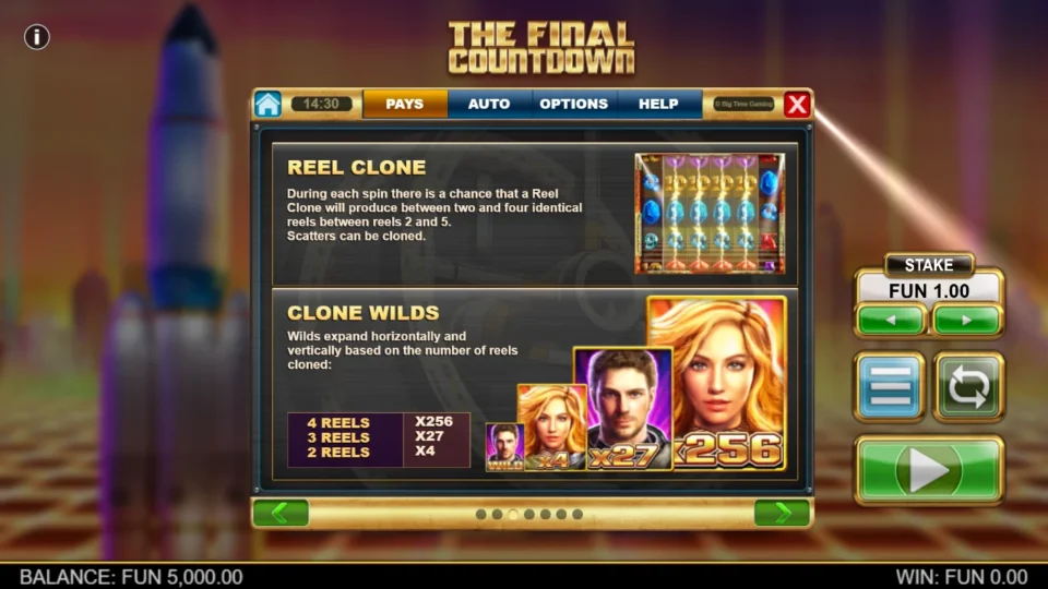The Final Countdown rules, page 3