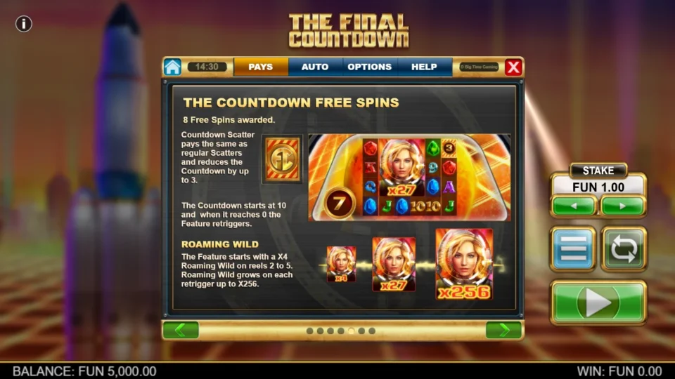 The Final Countdown rules, page 5