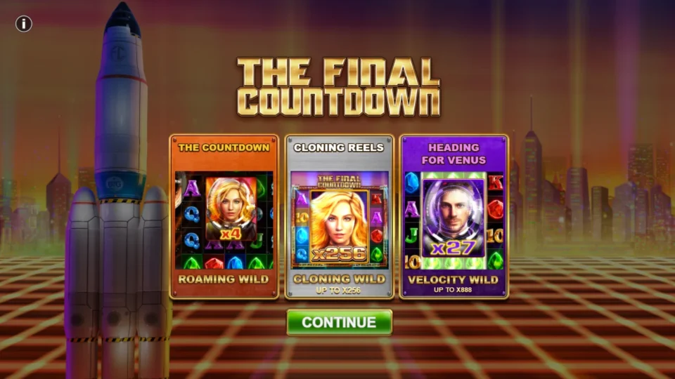 The Final Countdown: Three feature panels introduce the Roaming Wild, Cloning Wild and Velocity Wild