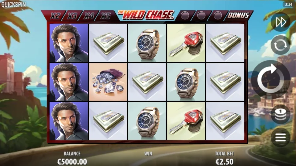 The Wild Chase demo game field