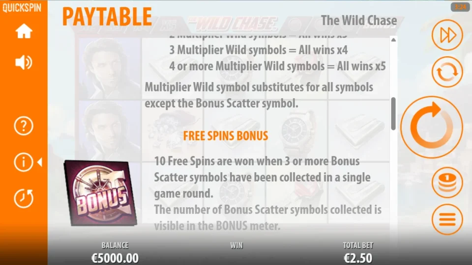 The Wild Chase rules, page 3