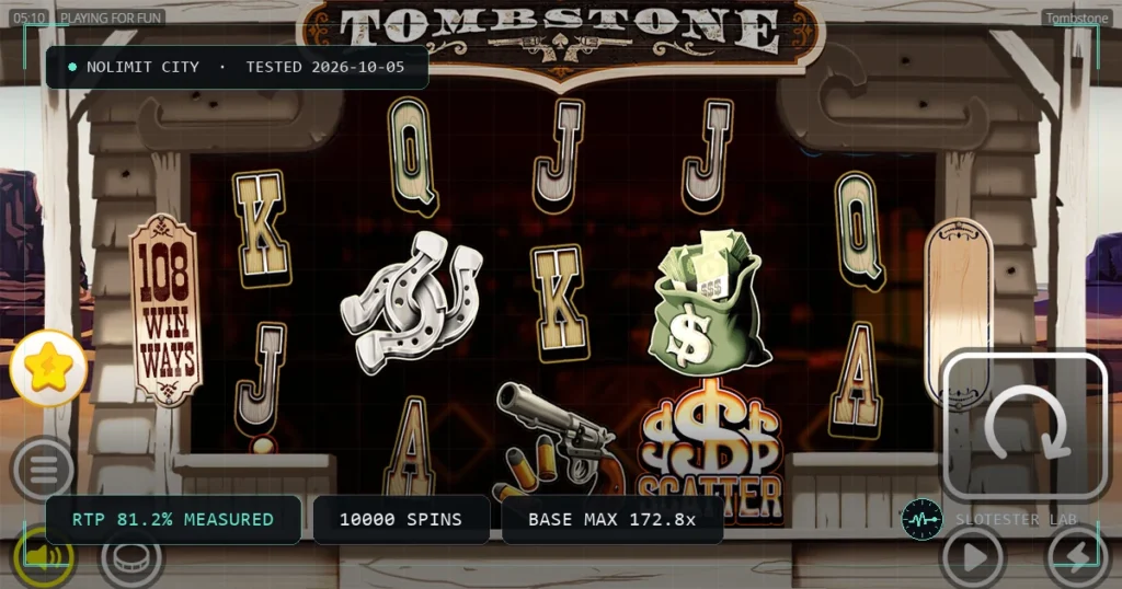 Tombstone — Slotester Lab test cover