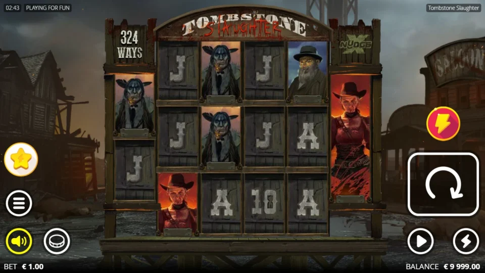 Tombstone Slaughter: El Gordo's Revenge demo game field