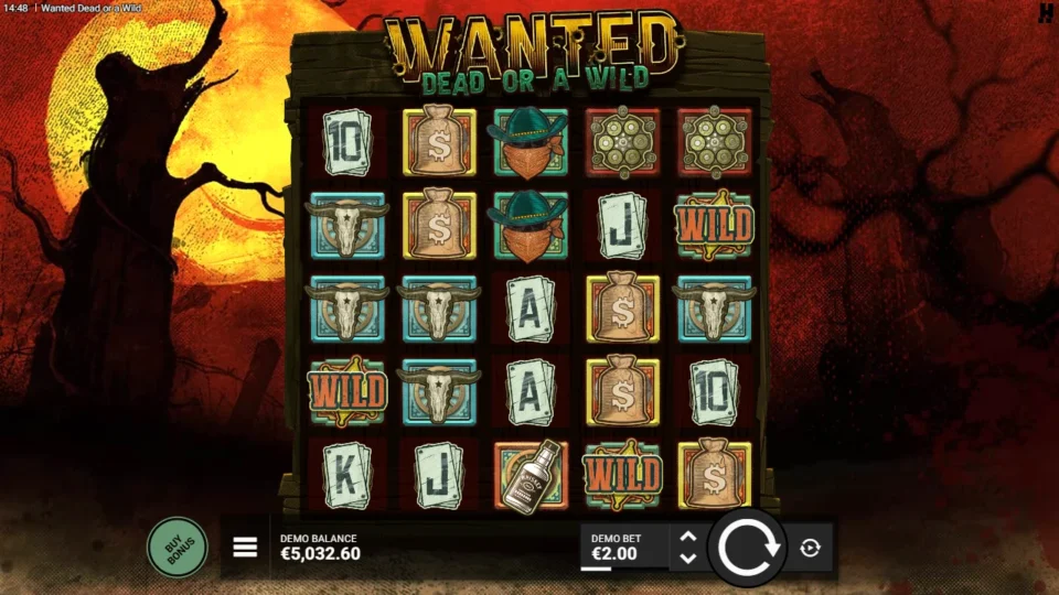 Wanted Dead or a Wild demo game field