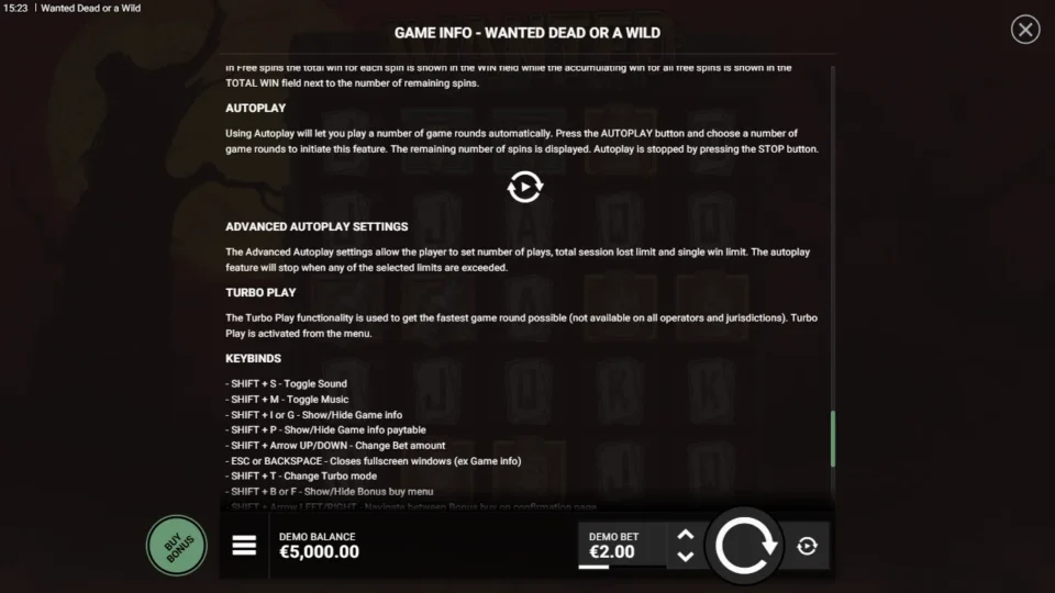 Wanted Dead or a Wild rules, page 8