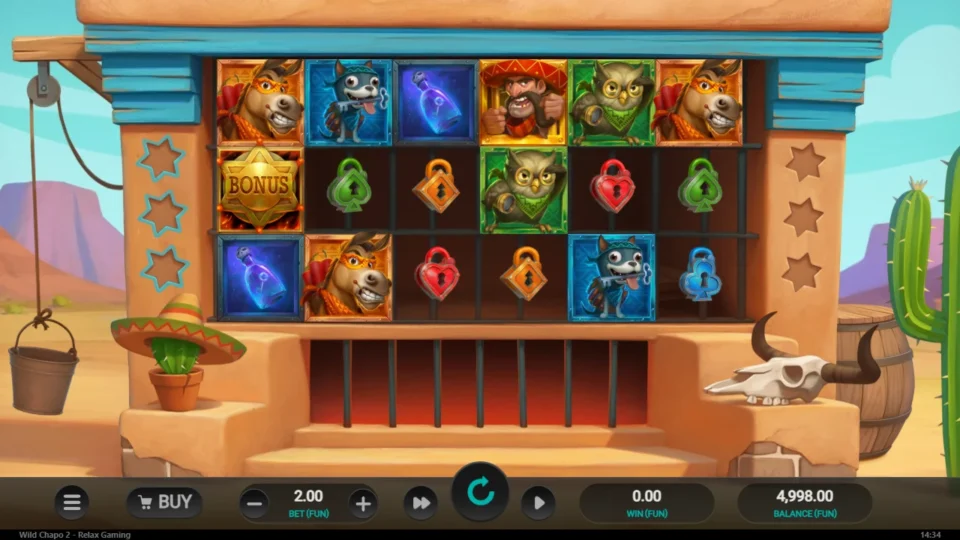 Wild Chapo 2 demo game field