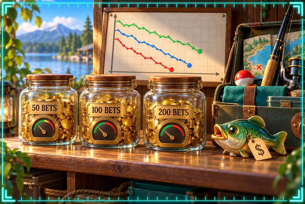 Big Bass Splash measured RTP bankroll test