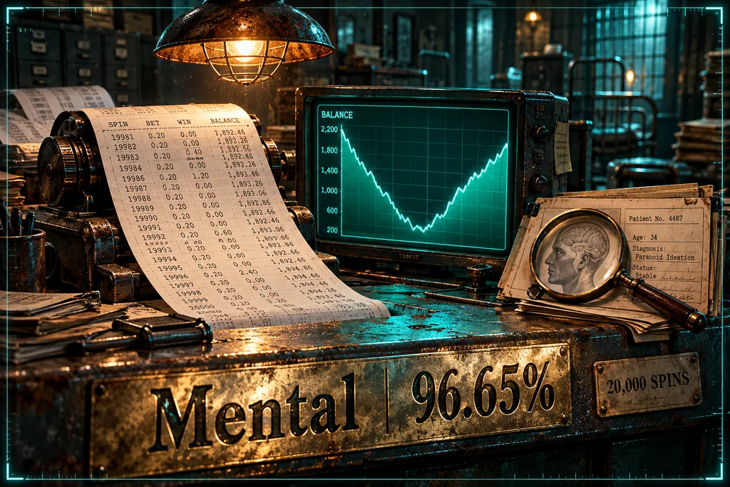 Mental slot RTP measured 96.65% test