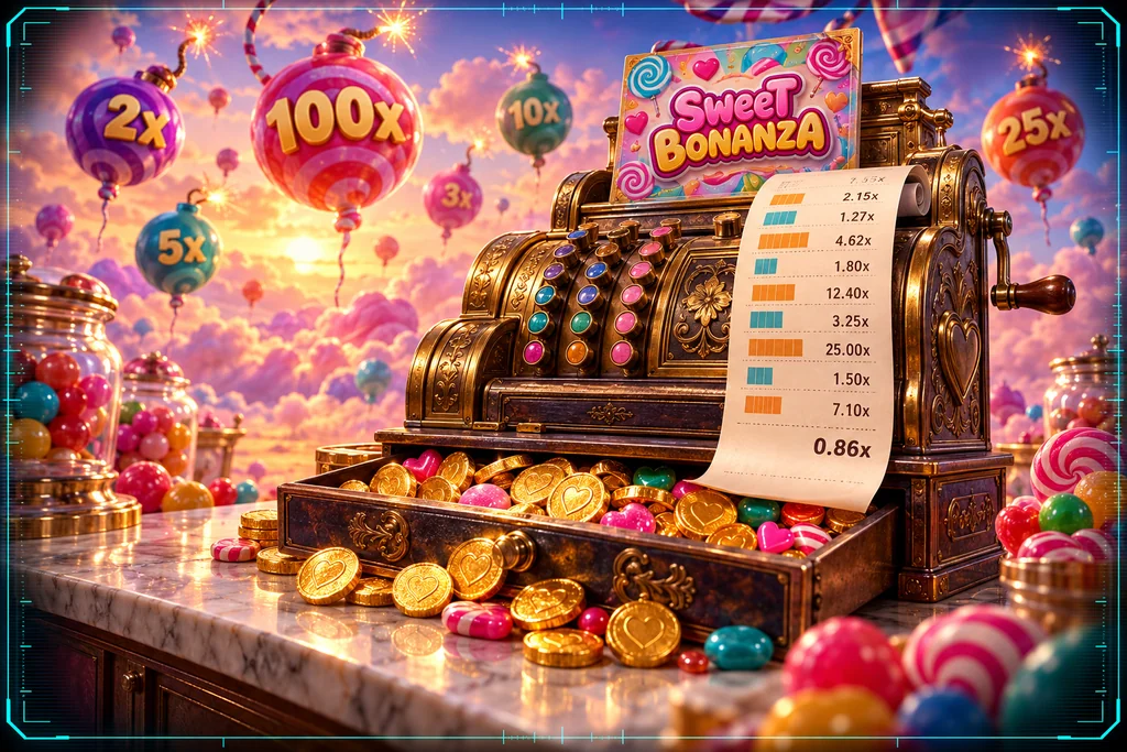 Sweet Bonanza bonus buy results 250 purchases