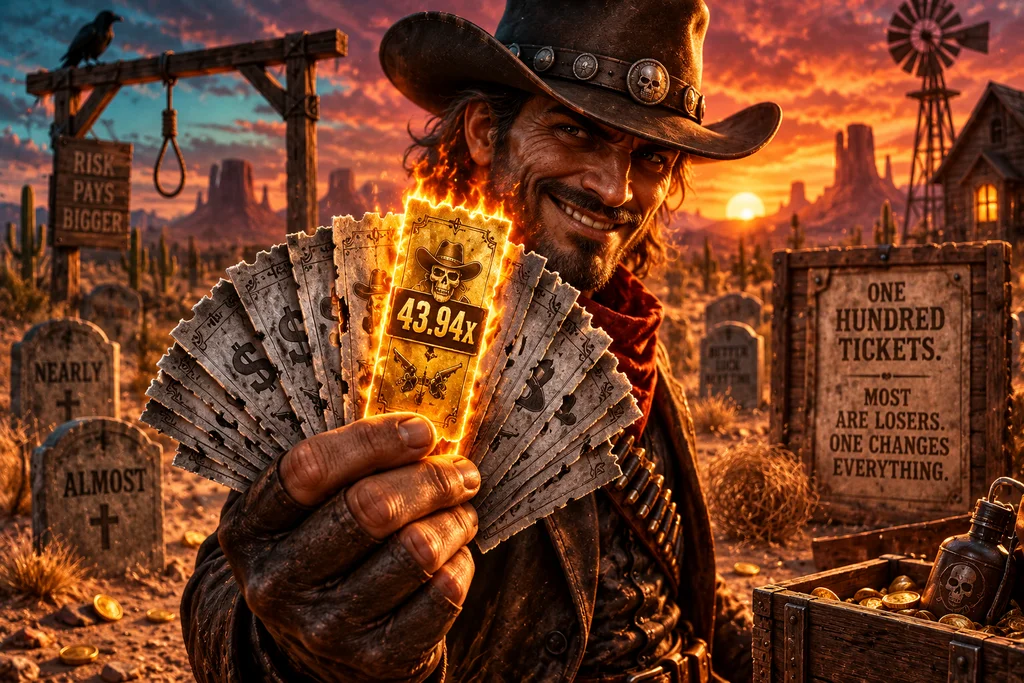 Tombstone R.I.P bonus buy, 100 tickets